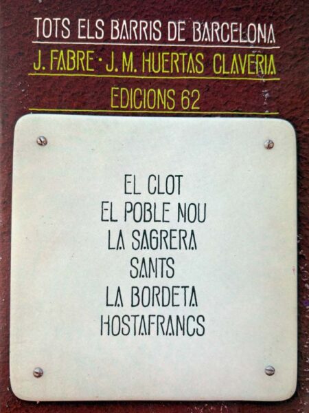 Tots els barris de Barcelona I: Els barris que foren independents, 1